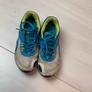 Womens blue green puma shoes